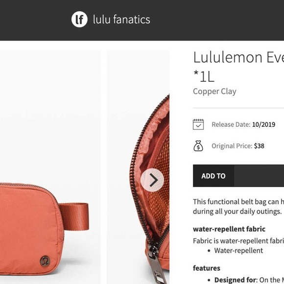 OG Copper Clay lululemon Everywhere Belt Bag - Picture 13 of 13